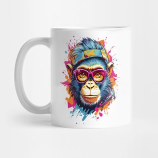 Cool Monkey in Glasses Mug